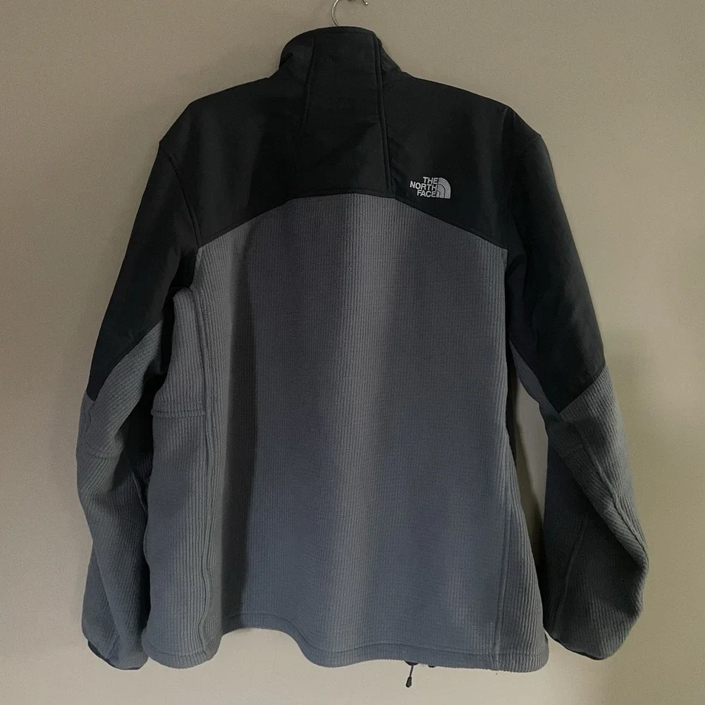 North Face Men's fleece Jacket‎ XL Yellow zip & full zip Pockets Lightweight